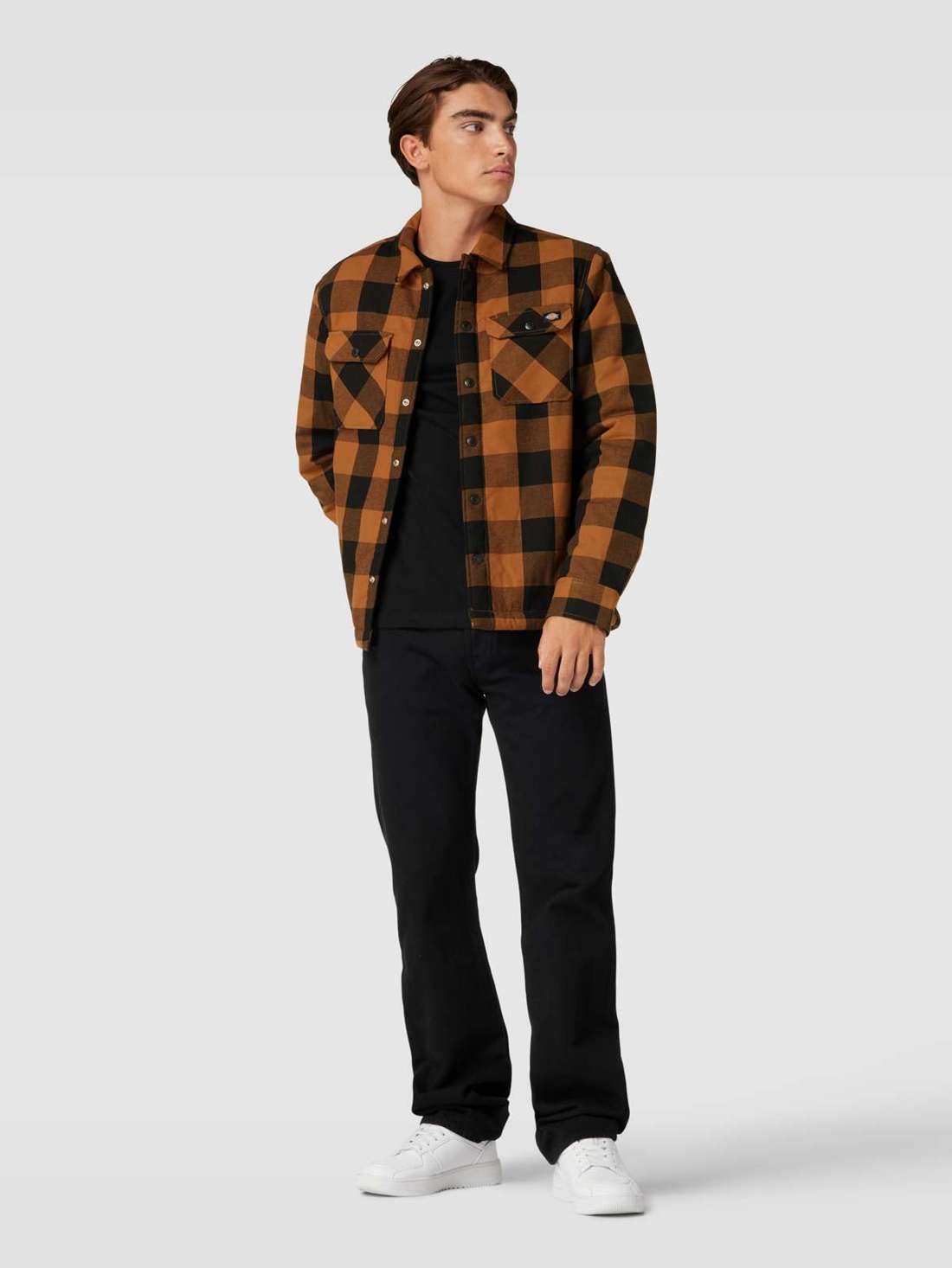 Повседневная рубашка с клетчатым узором SHERPA