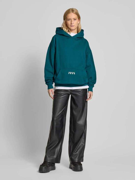 Толстовка оверсайз с принтом этикетки NISA