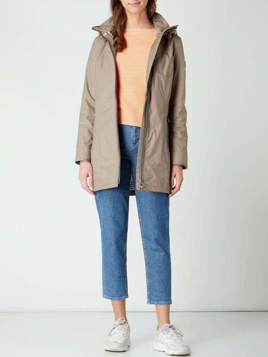 Летняя куртка приталенного кроя с капюшоном WESTSIDE