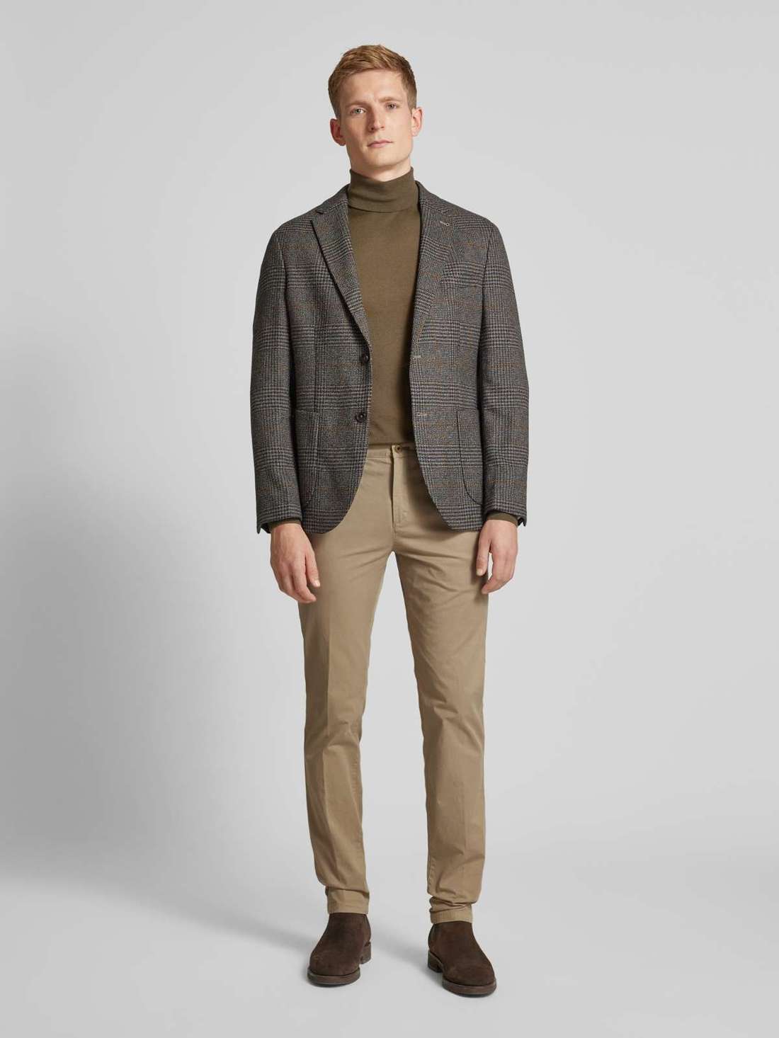 Хлопковые чиносы узкого кроя MALMÖ