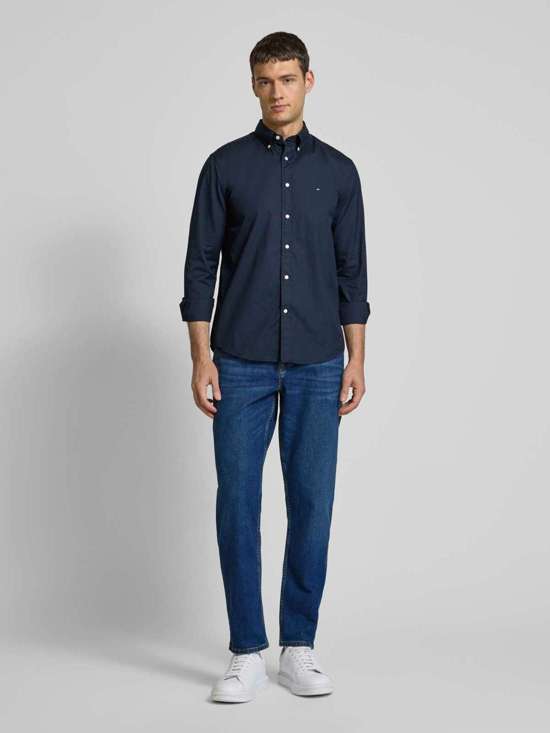 Свободные джинсы зауженного кроя с пятью карманами CORE HARLEM