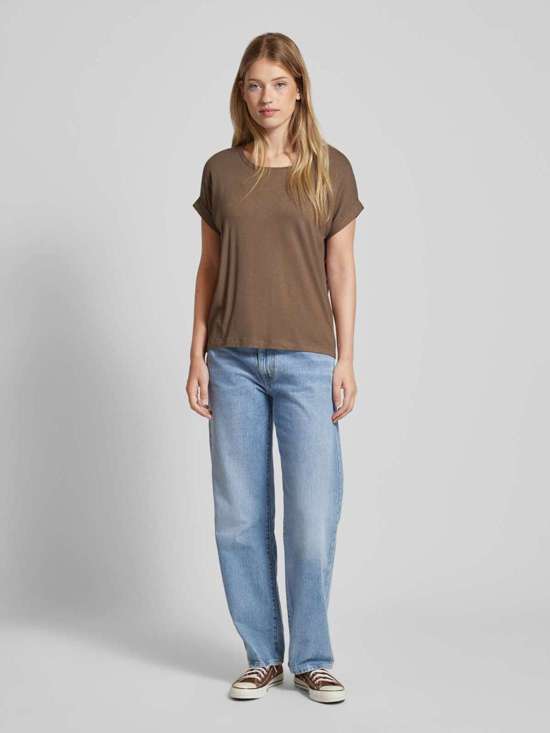 Футболка с круглым вырезом в рубчик MOSTER