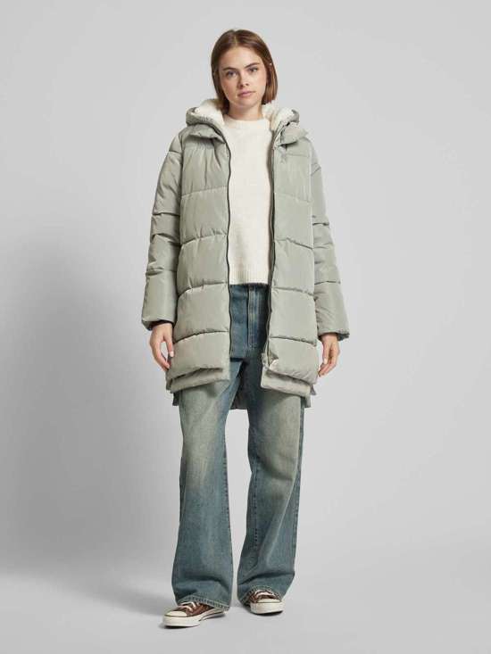 Комфортное стеганое пальто с капюшоном на подкладке KELLY NORA