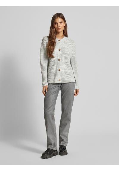 Кардиган с планкой на пуговицах