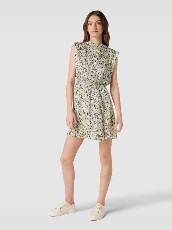 Платье с узором по всей поверхности