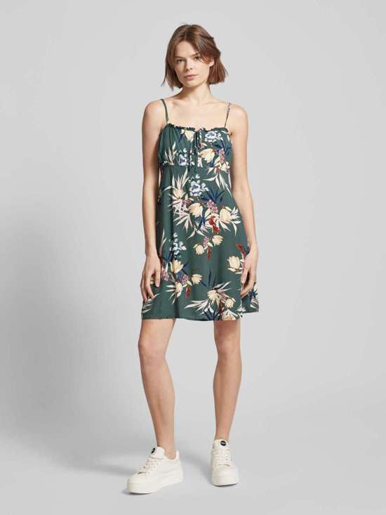 Мини-платье с вырезом-капляйкой