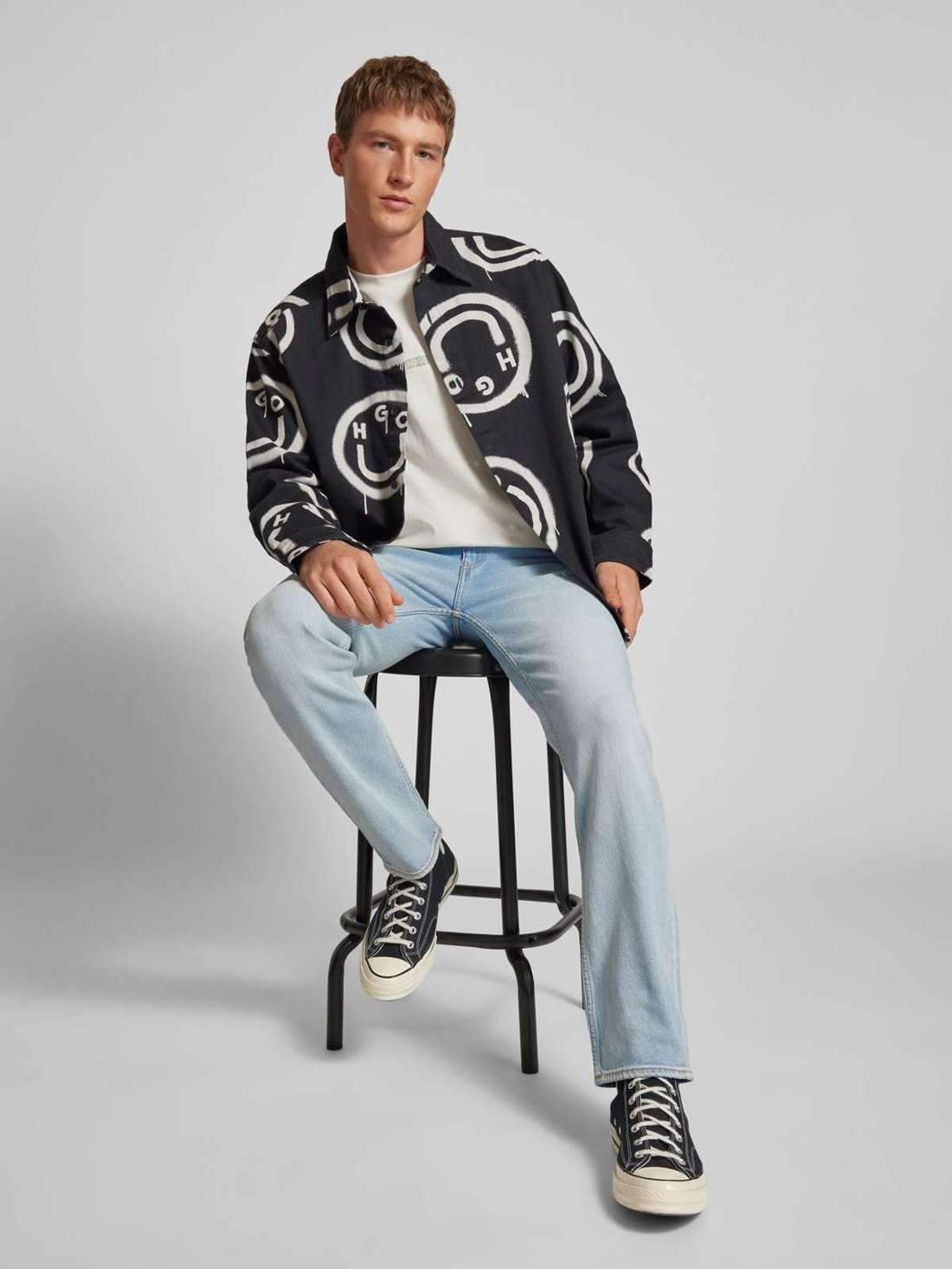 Джинсы стандартного кроя с пятью карманами Ash