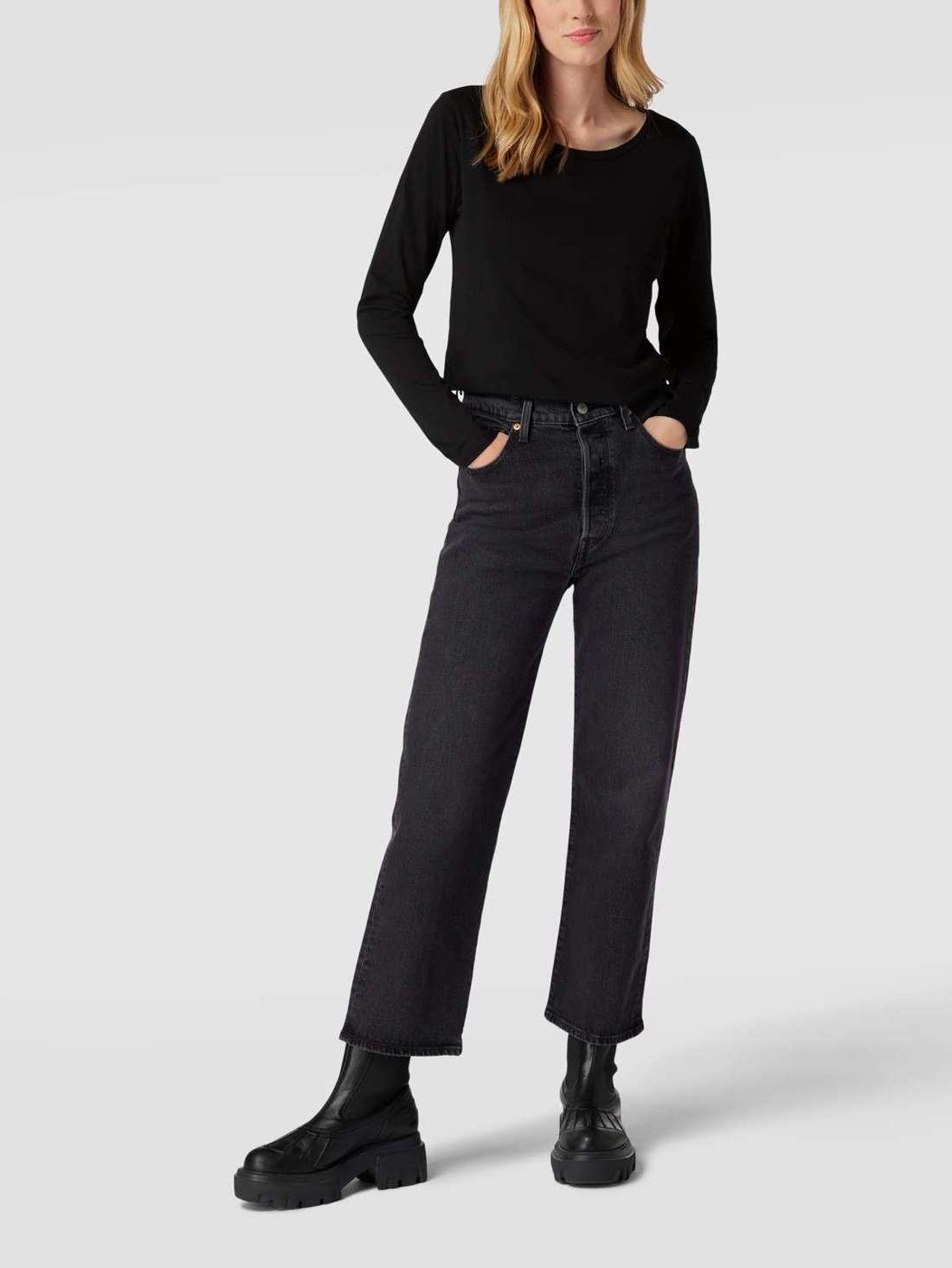 Лонгслив из хлопка с логотипом