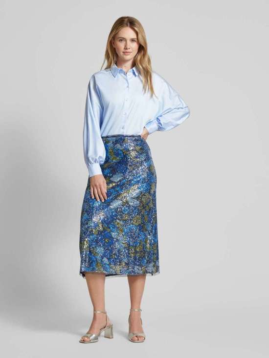 Блузка-рубашка с планкой на пуговицах