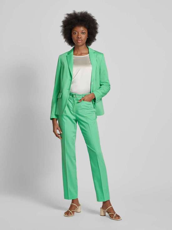 Тканевые брюки однотонного дизайна с поясом