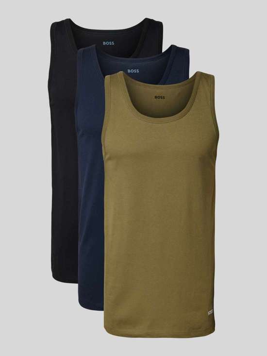 Майка с пришитой этикеткой, в упаковке 3 шт