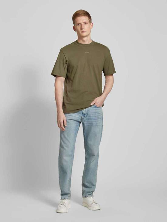 Футболка с принтом этикетки Dapolino