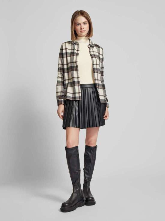 Облегающий свитер с высоким воротником и ребристой отделкой MIRA