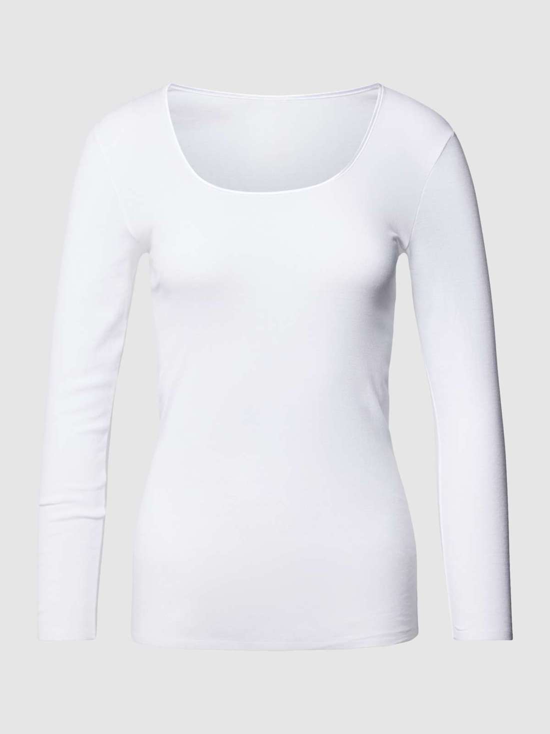 Рубашка с длинными рукавами и круглым вырезом LUXURY