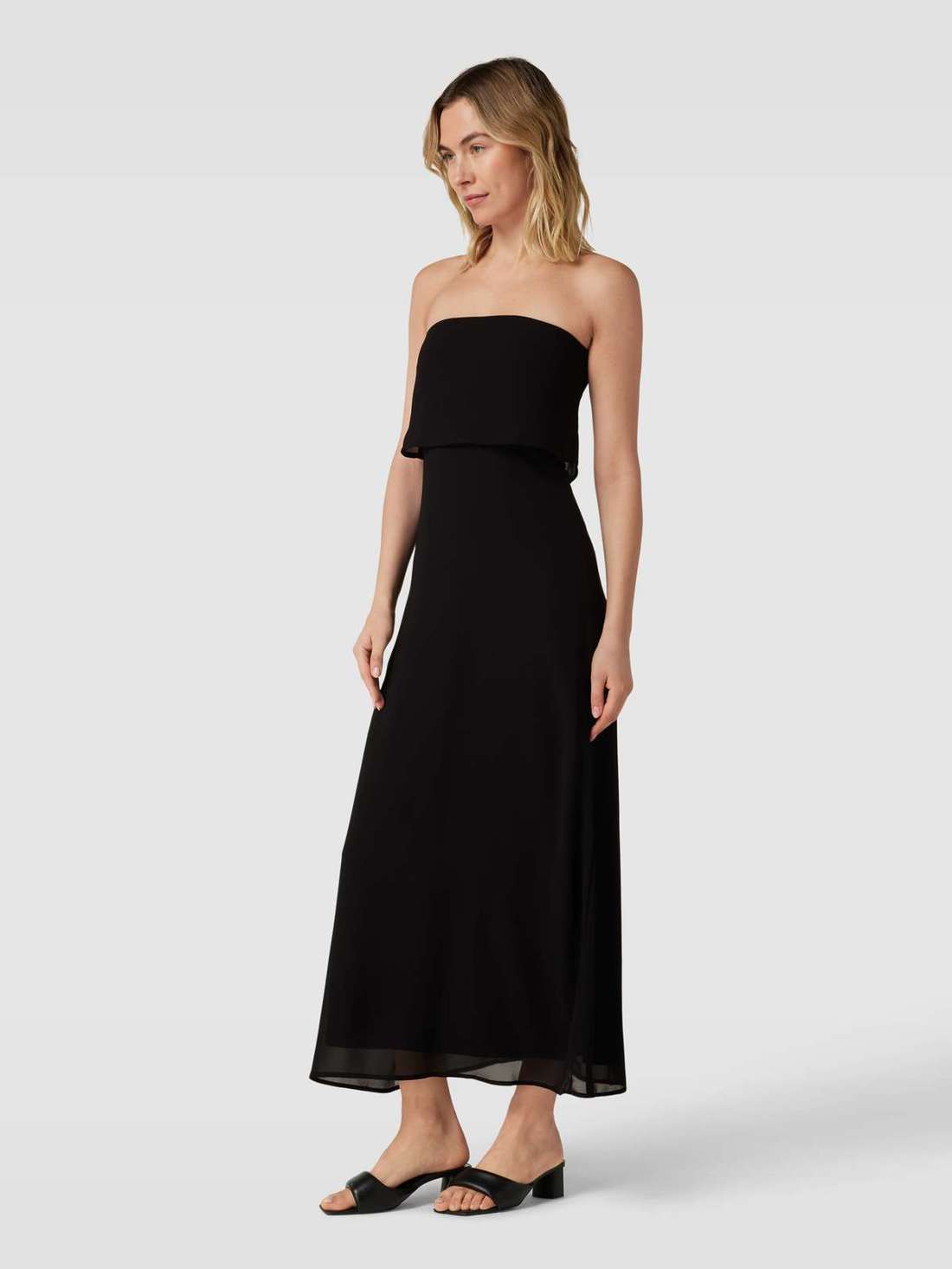 Платье макси в форме бандо MILINA