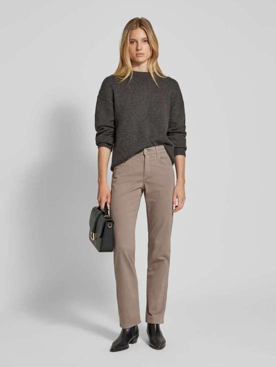 Брюки прямого кроя из ткани с содержанием хлопка DOLLY