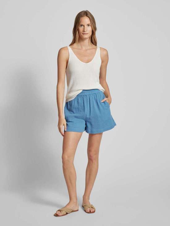 Шорты с высокой талией простого дизайна VILANIA