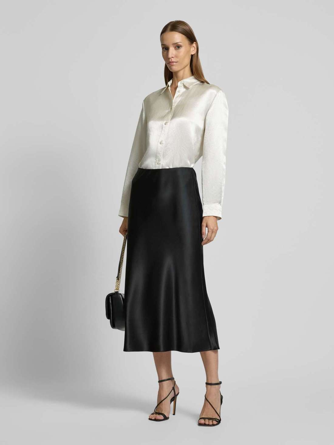 Юбка-миди с эластичным поясом