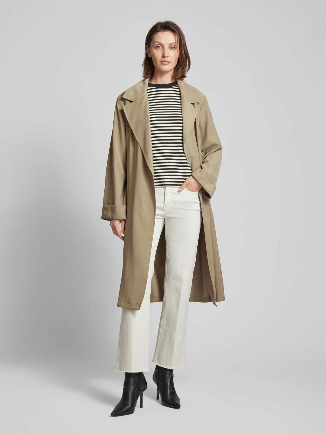 Trenchcoat mit Reverskragen
