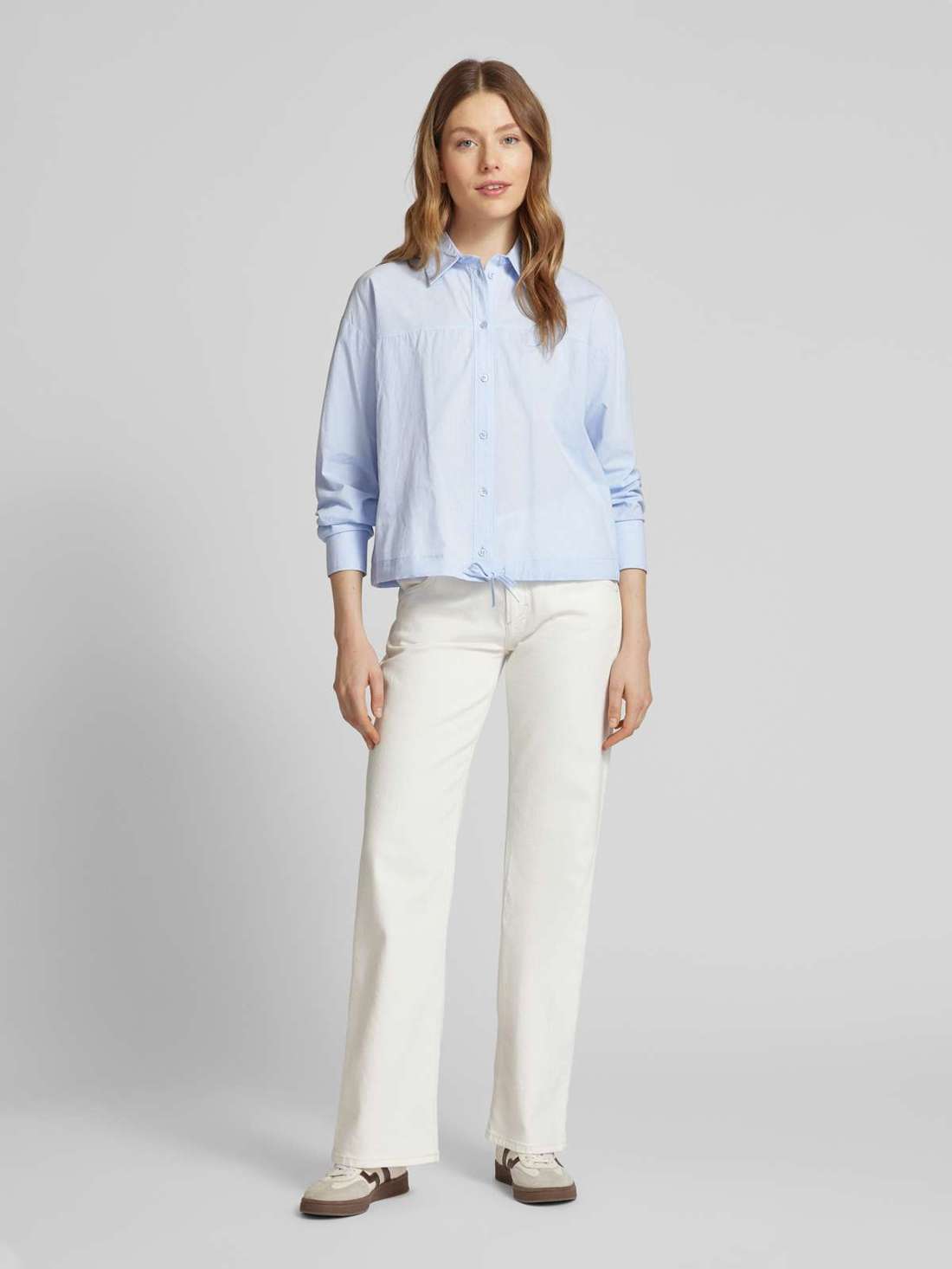 Блузка-рубашка с планкой на пуговицах Fandra