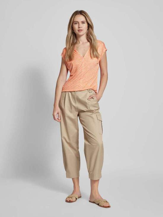 Футболка из вискозы со сплошным узором Sandu