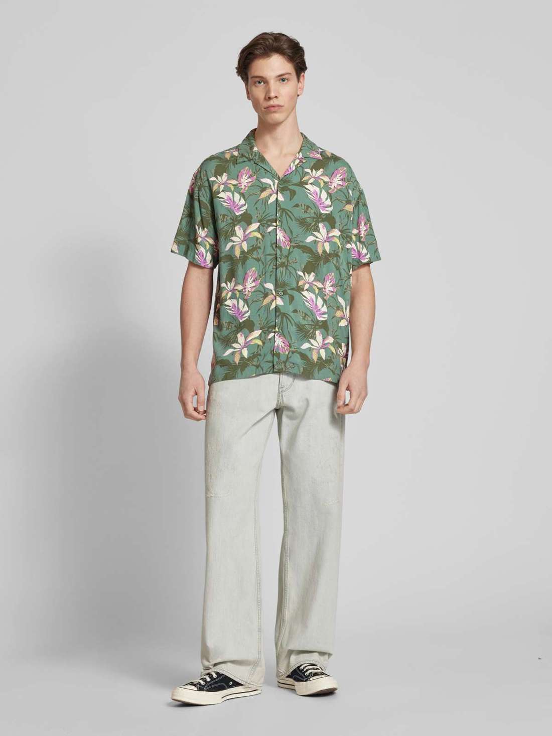 Повседневная рубашка стандартного кроя с воротником с лацканами JORLUKE TAMPA