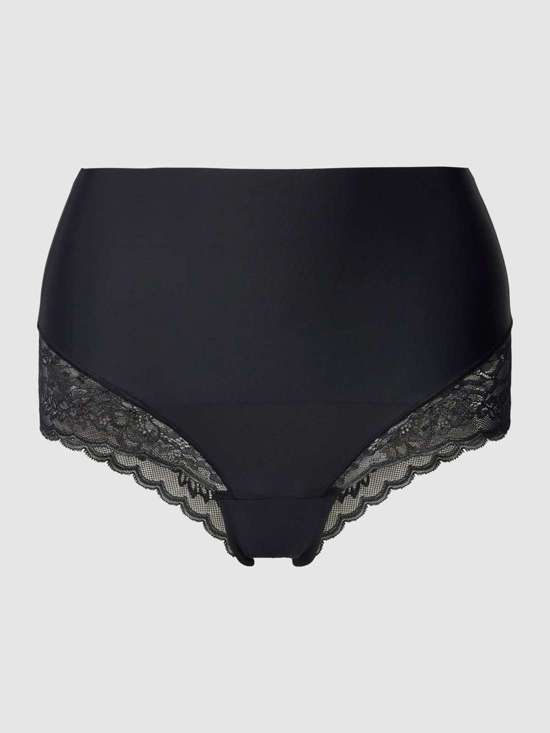 Трусики с эффектом фигуры и кружевной отделкой