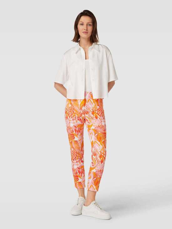 Брюки со сплошным узором