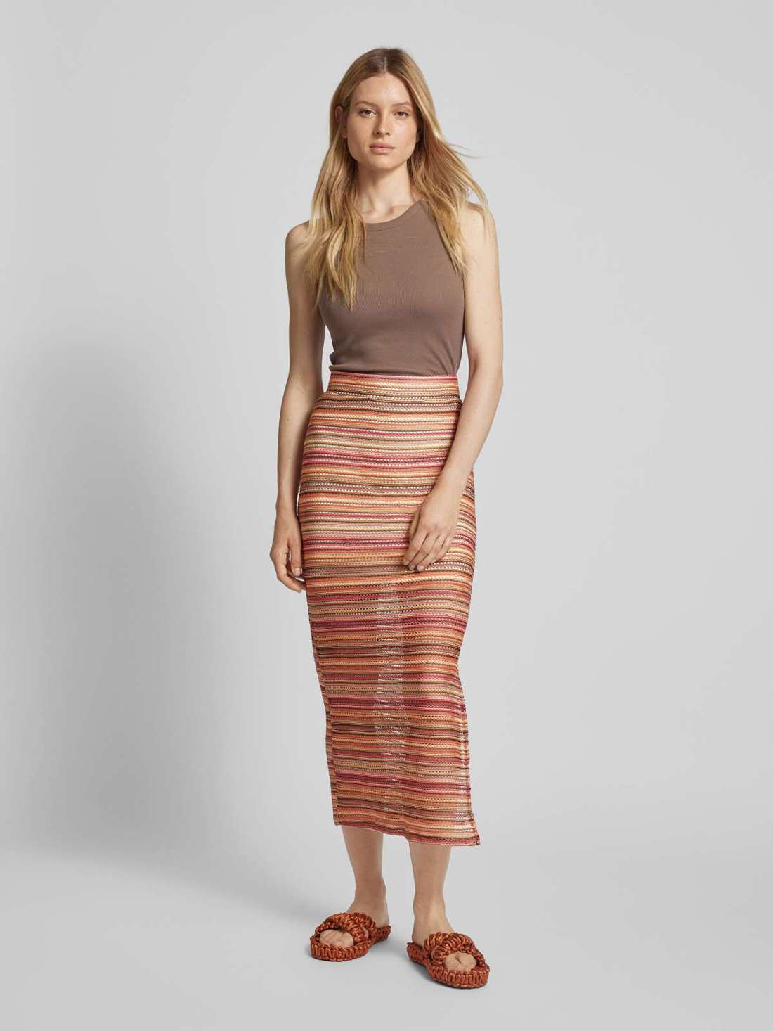 Юбка макси с кружевным узором ISA ARTHINE