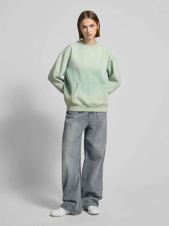 Толстовка оверсайз с принтом этикетки Matcha Mornings