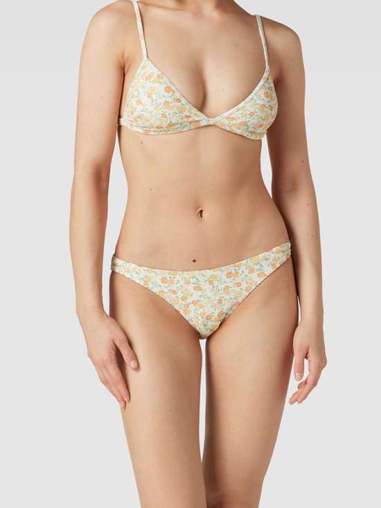 Трусики бикини с цветочным узором по всей поверхности