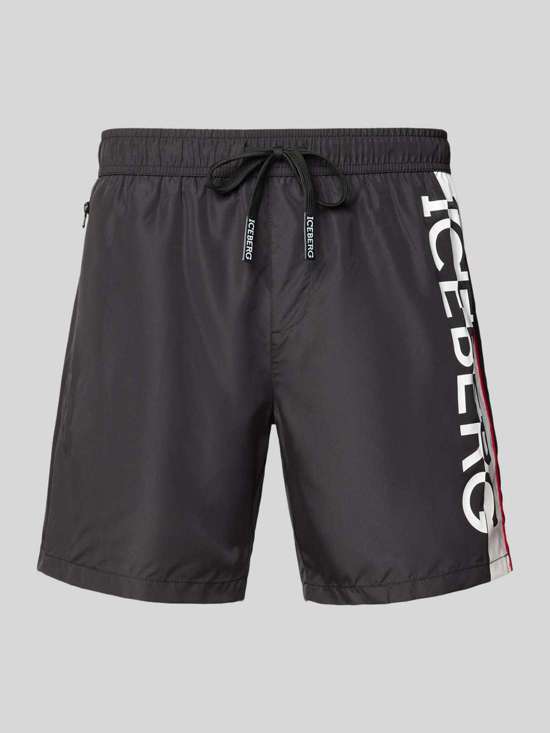 Плавки с принтом этикетки