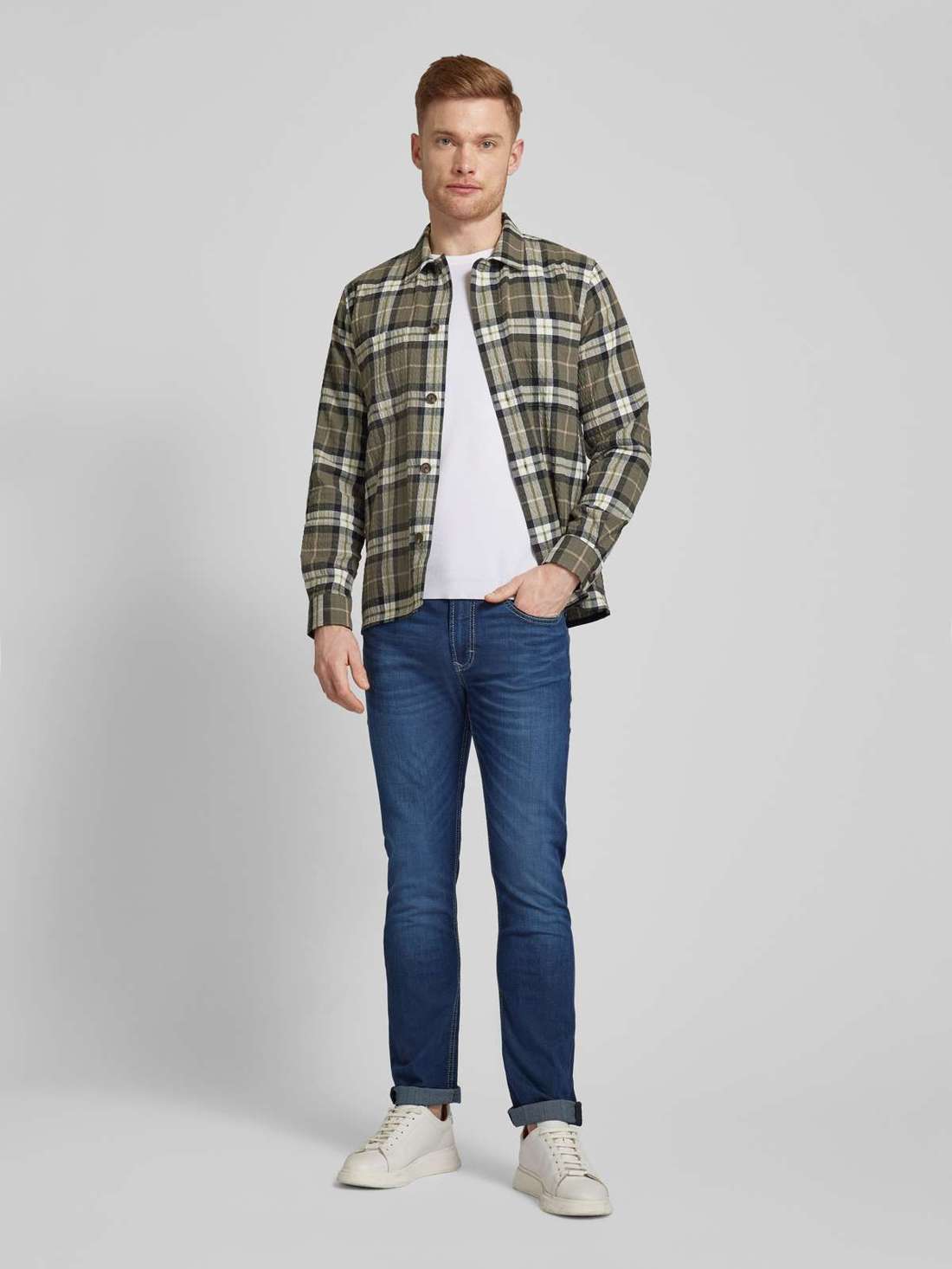 Джинсы узкого кроя с пятью карманами, дизайн «MIKE» `ARNE PIPE`