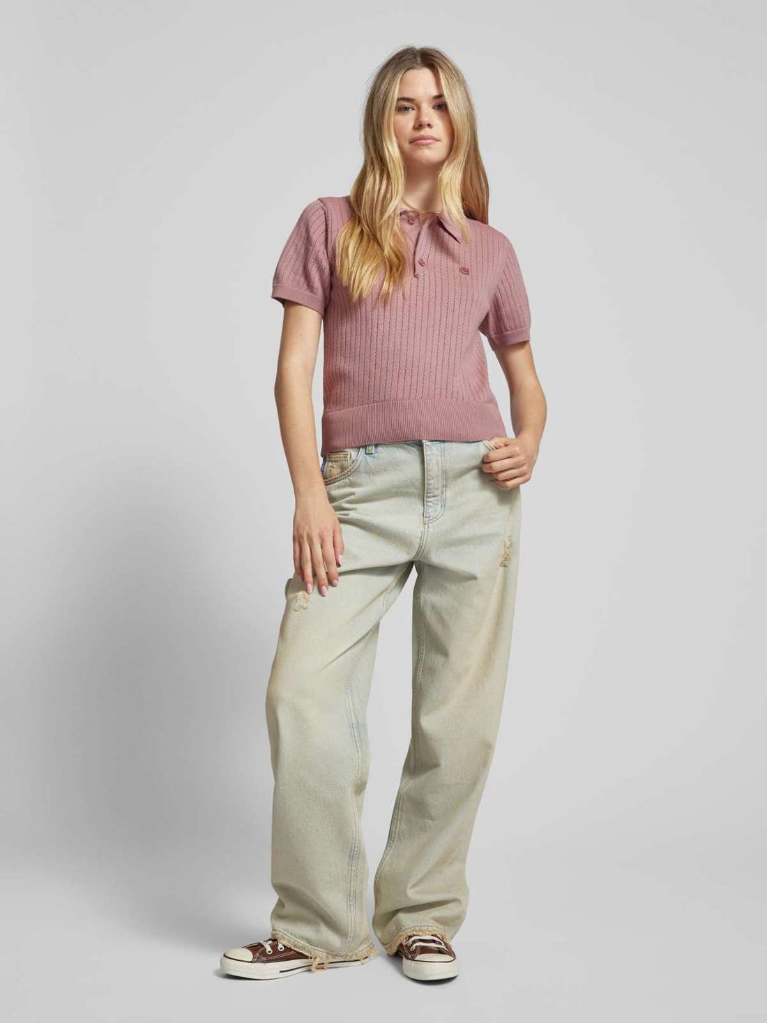 Трикотажная рубашка с логотипом NORLINA