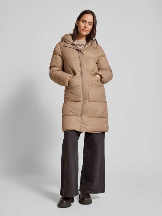 Стеганое пальто с капюшоном ZORANA