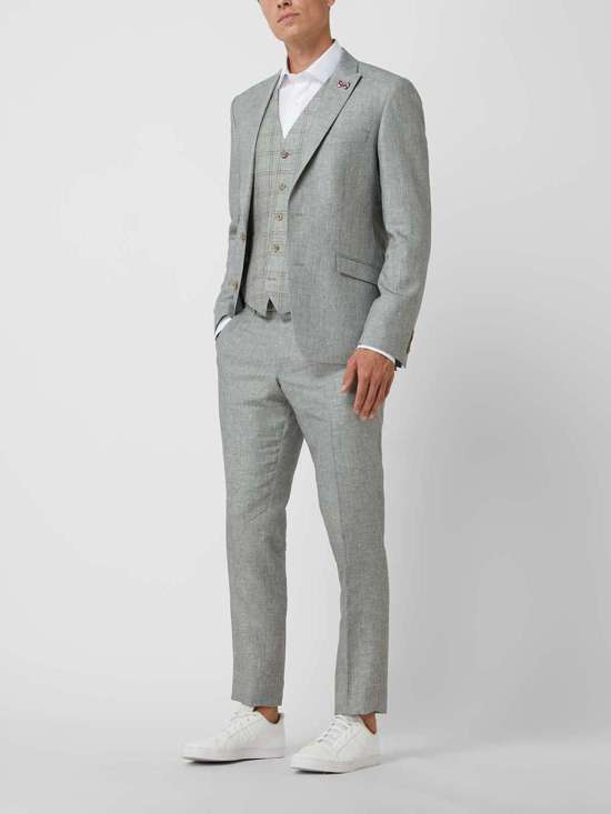 куртка из смесового льна с застежкой на 2 пуговицы Taddero