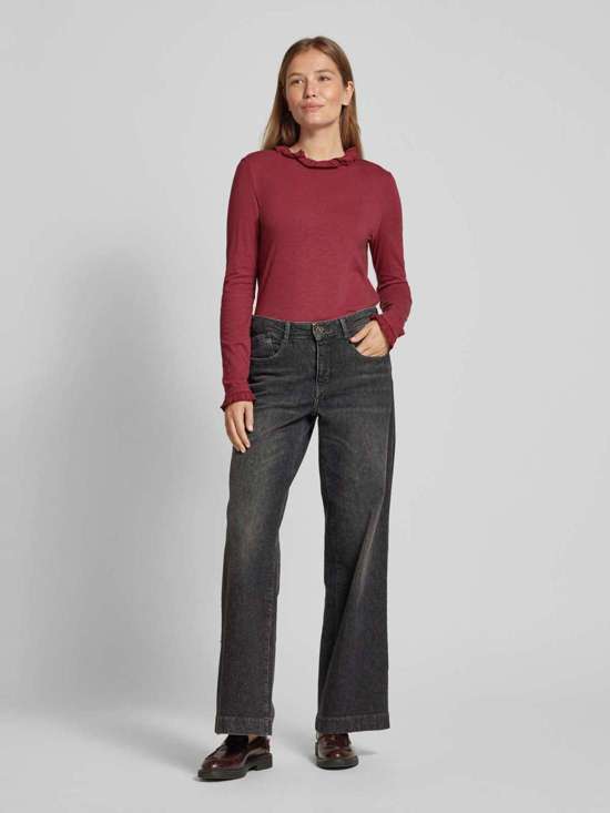 Лонгслив с рюшами