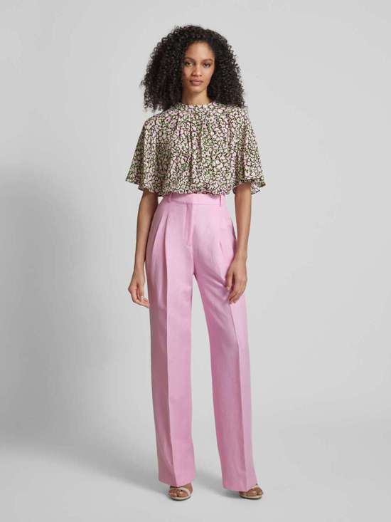 Блузка-рубашка со сплошным узором