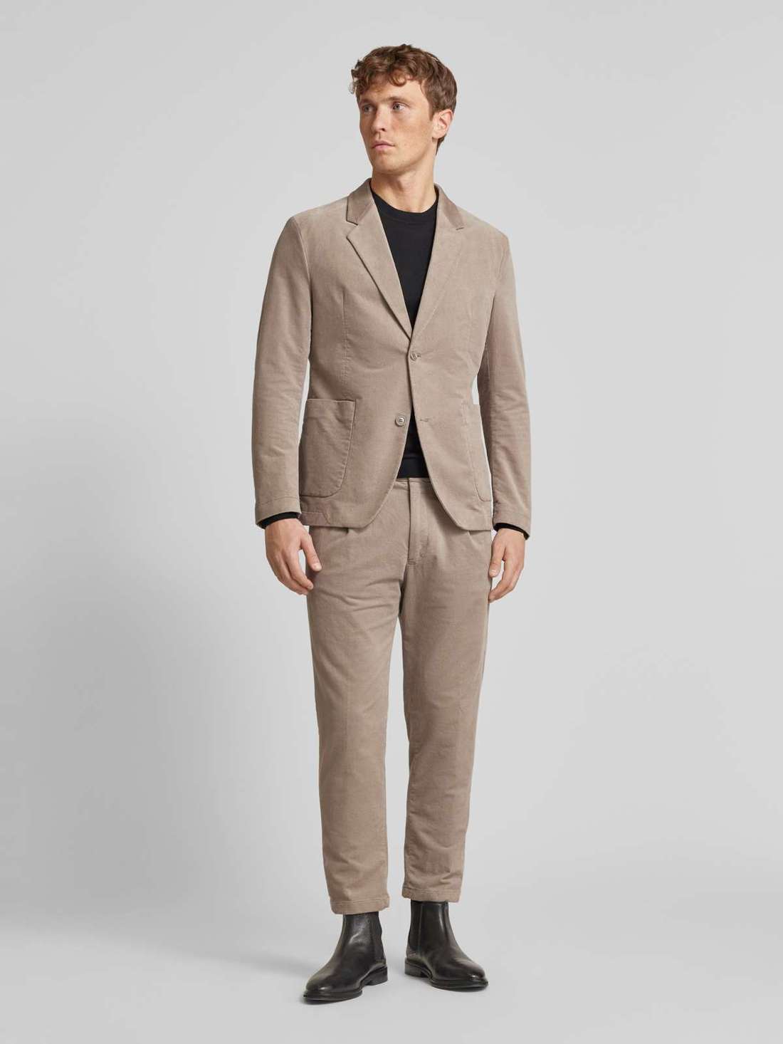 Брюки прямого кроя со складками Pierce