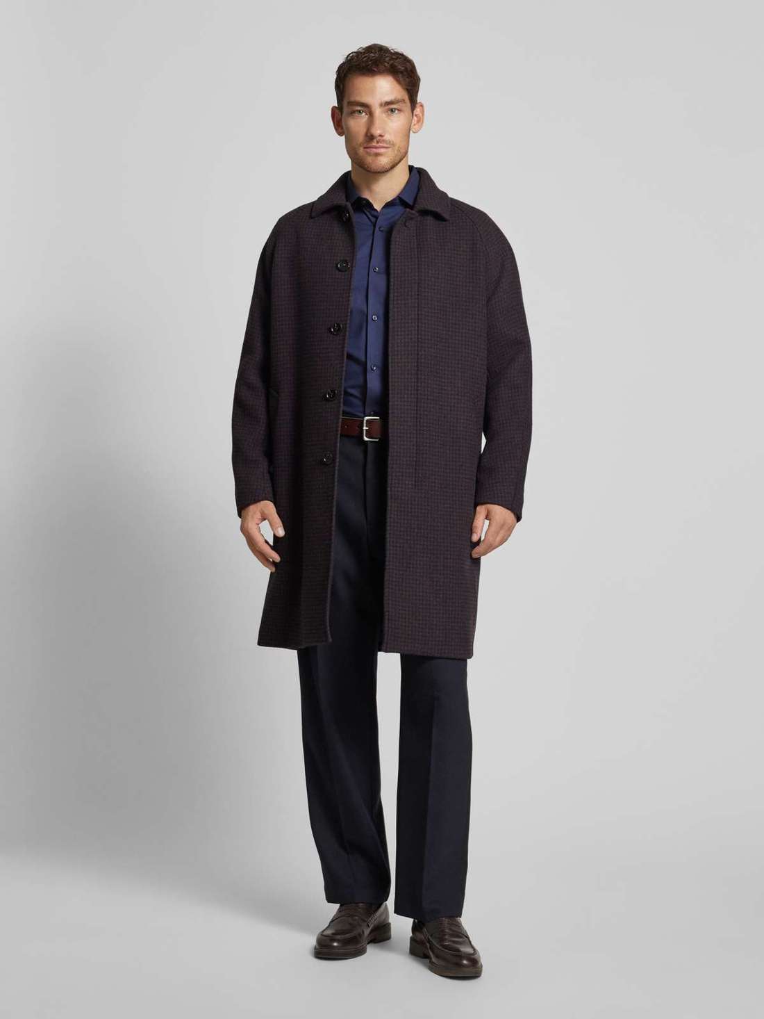 Повседневная рубашка облегающего кроя с воротником «Кент» PARKER