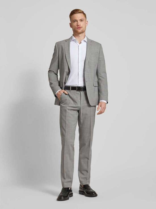 Костюмные брюки классического кроя с заглаженными складками Genius