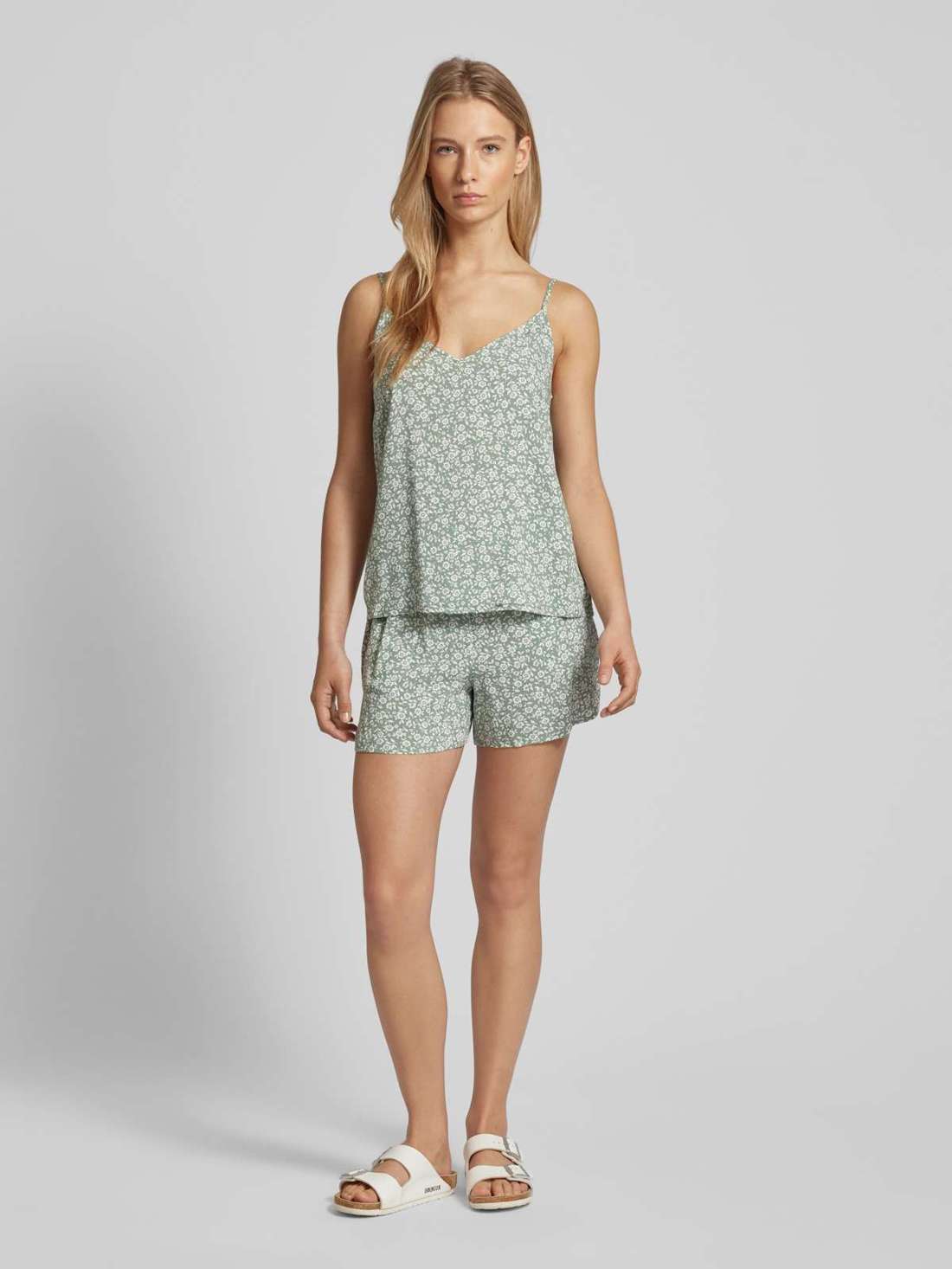 Шорты из вискозы с цветочным узором EASY JOY