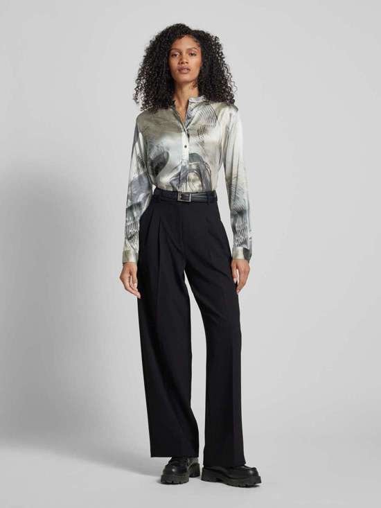 Блузка-рубашка с короткой планкой на пуговицах JANICE