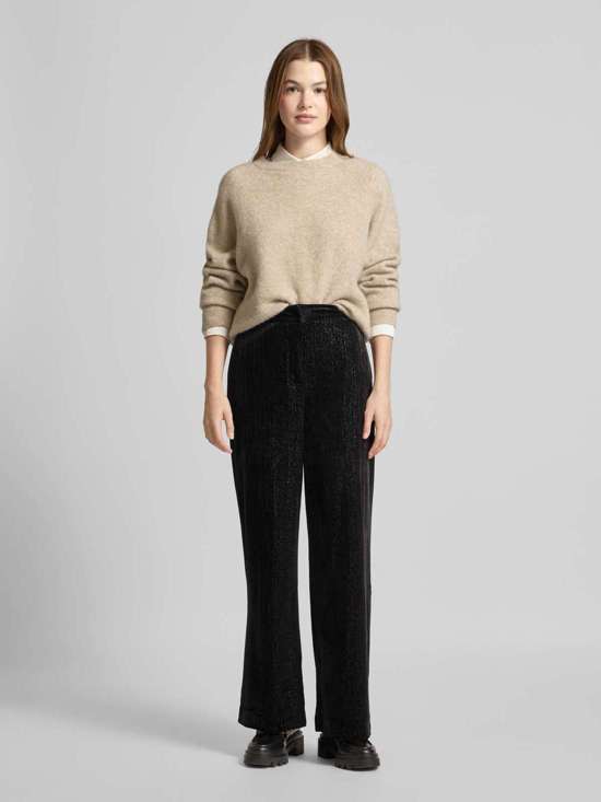 Расклешенные брюки из ткани с эффектной пряжей KATE GLAMOUR