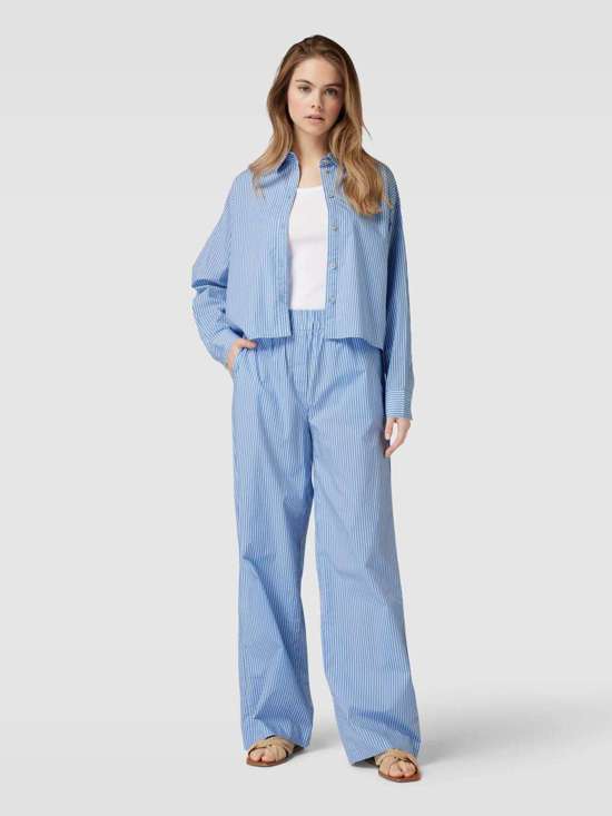 Эксклюзивная коллекция – тканевые брюки с полосатым рисунком