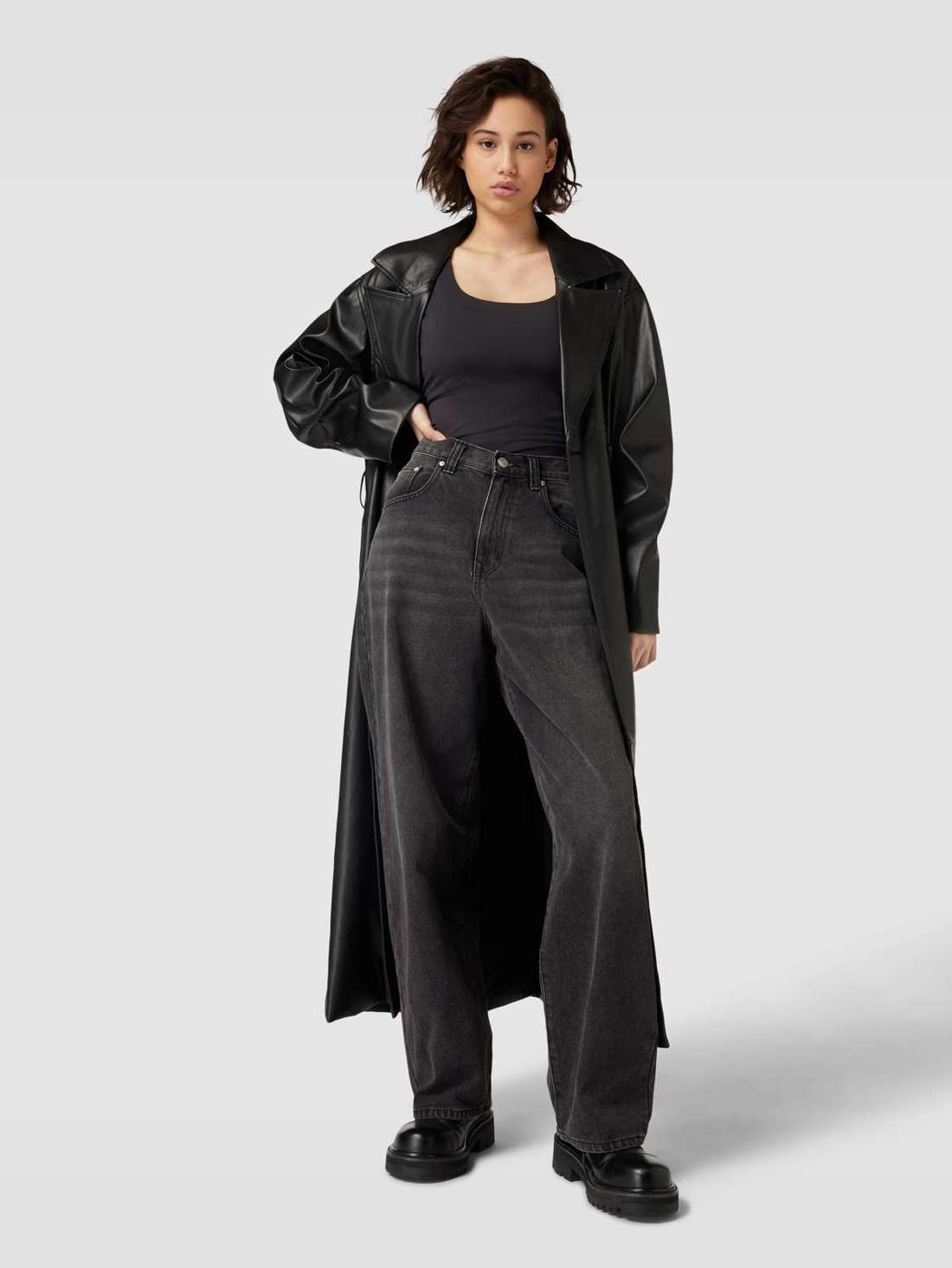 Майка с ребристым узором