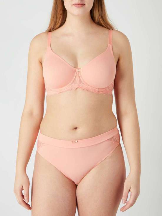 Бюстгальтер PLUS SIZE на косточках из микрофибры и кружева Valencia