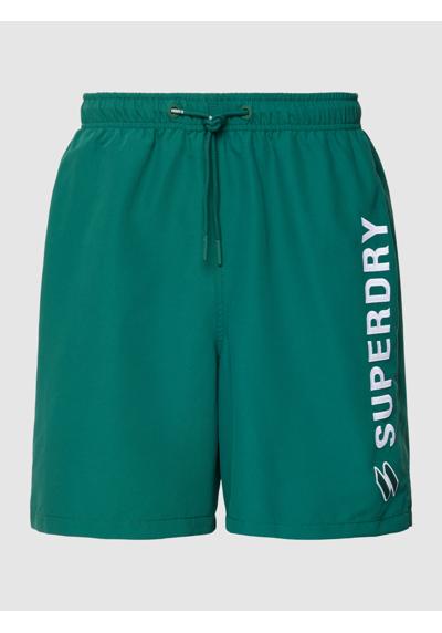 Плавки с нашивкой этикеток CODE