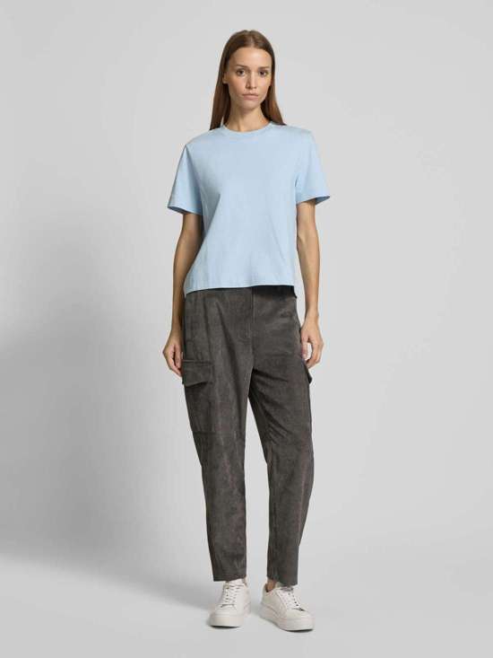 Вельветовые брюки зауженного кроя с накладными карманами Rahel