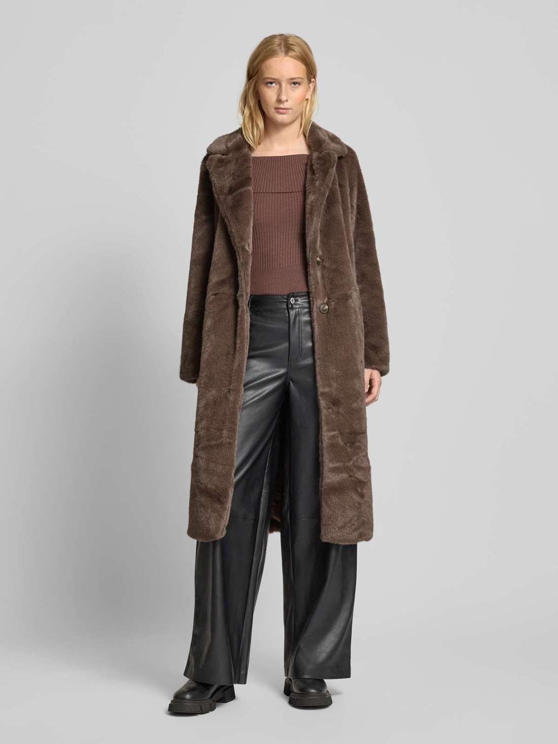 Пальто с воротником с лацканами MAEGAN